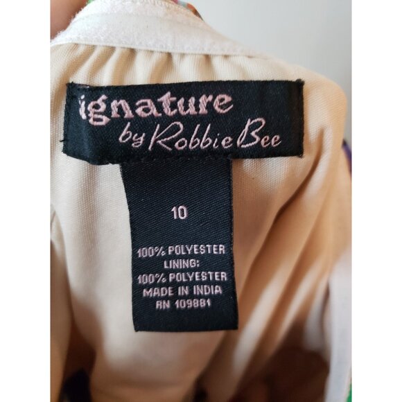 Signature Robbie Bee Womens 10 Midi Dress Halter Gold Sparkly Festival Fairy - Picture 9 of 9